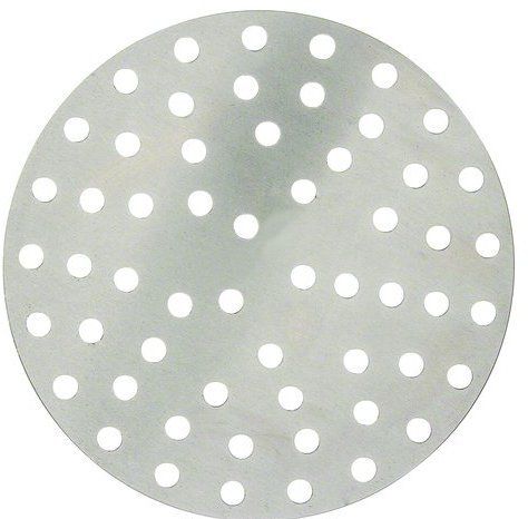 Winco APZP-13P, 13-Inch, Aluminum Perforated Pizza Disk146 Holes Aluminum Perforated Pizza Disk
