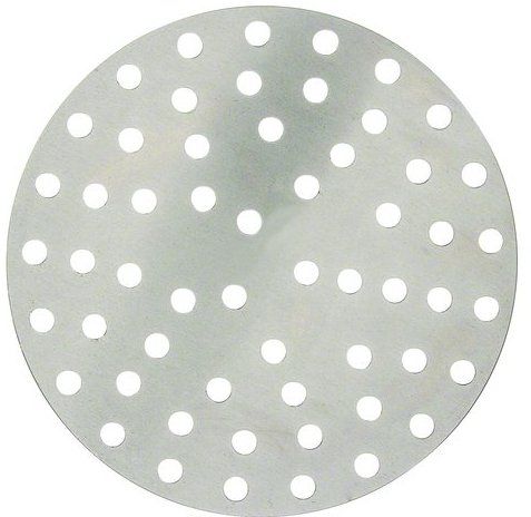 Winco APZP-18P, 18-Inch, Aluminum Perforated Pizza Disk275 Holes Aluminum Perforated Pizza Disk