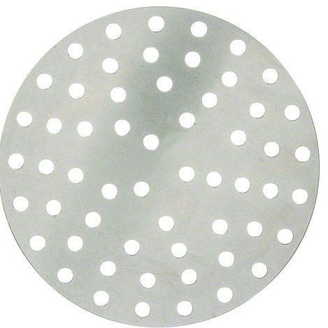 Winco APZP-9P, 9-Inch Aluminum Perforated Pizza Disk, 57 Holes