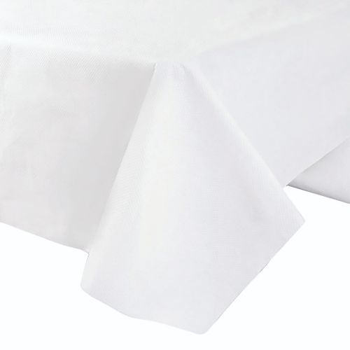 CLOSEOUT - Brookplace ATCW-50108-20, 50x108-Inch White Tablecover, 20/CS
