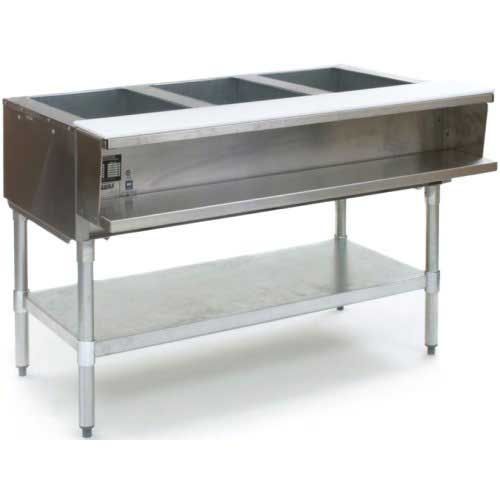 Eagle Group AWT4-NG, 63.5 inch 4-Well Water Bath Gas Steam Table