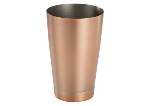 Winco BASK-20AC, 20 Oz 3.5x5.38-inch 18/8 Stainless Steel Shaker Cup, Antique Copper Finish