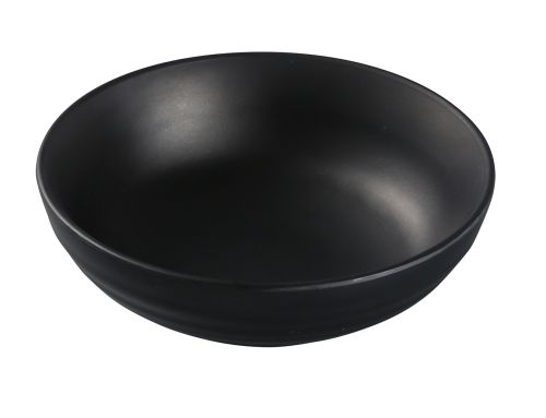 Yanco BP-3005 8 Oz 5-Inch Black Pearl Melamine Round Salad Bowl, 48/CS