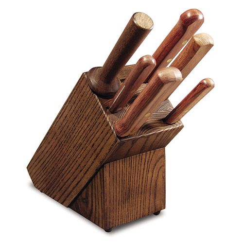 Dexter Russell ВЅ6-8, 6-Piece Set of Knives in Rosewood Slunt Block (Discontinued)