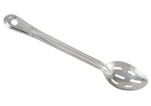 Winco ВЅSN-11, 11-Inch Stainless Steel Slotted Basting Spoon, NSF