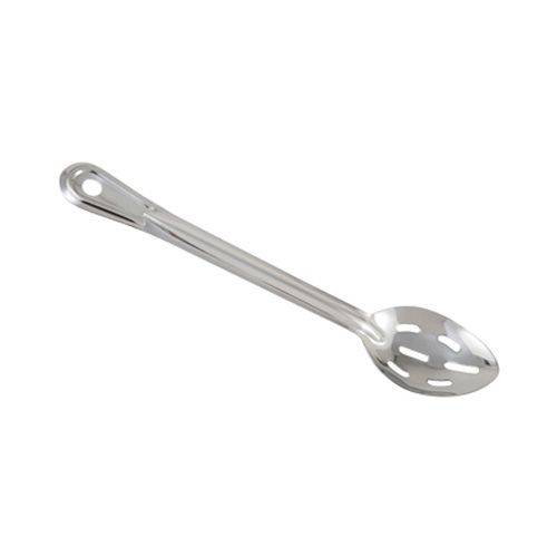 Winco ВЅST-11H, 11-Inch Slotted Basting Spoon, 1.5mm Stainless Steel