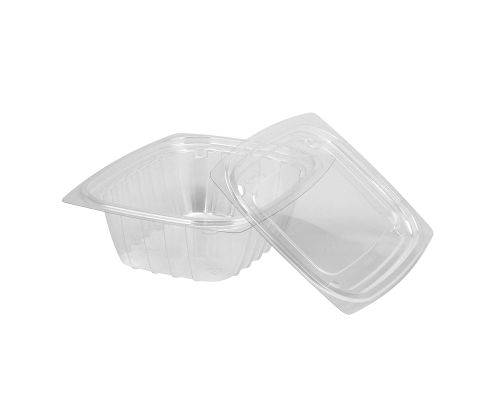 Dart C32DCPR, 32-Ounce ClearPac Clear Rectangular Plastic Container with a Flat Lid, 252/CS