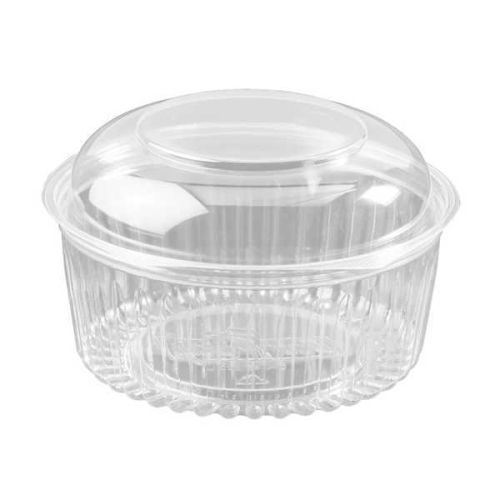 Dart C48BCD, 48-Ounce PresentaBowls Clear OPS Bowl with a Dome Lid, 126/CS
