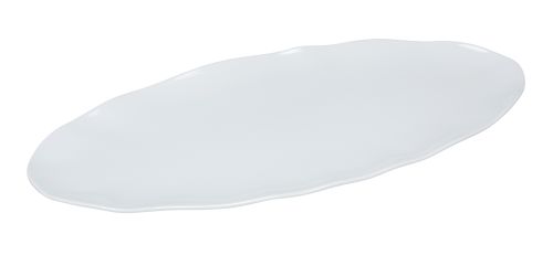 Yanco CAT-2024W 24x10-Inch Catering Melamine Oval White Platter, 6/CS