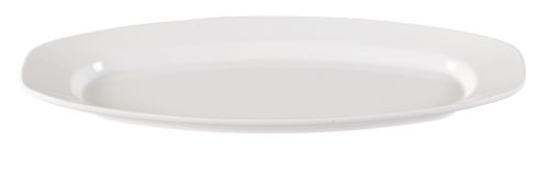 Yanco CAT-5022 22x9-Inch Catering Melamine Oval White Melamine Deep Platter, DZ