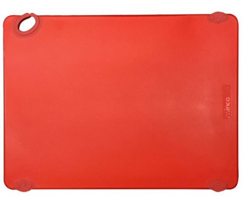 Winco CBK-1824RD 18x24x0.5-Inch STATIK BOARD™ Red Cutting Board with Hook, EA