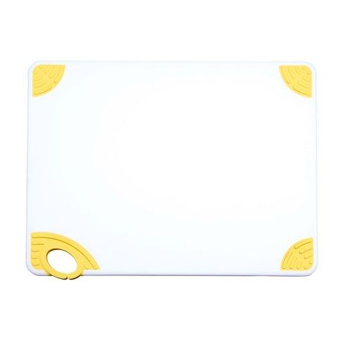 Winco CBN-1824YL, 18x24x0.5-Inch Cutting Board with Yellow Hook, NSF