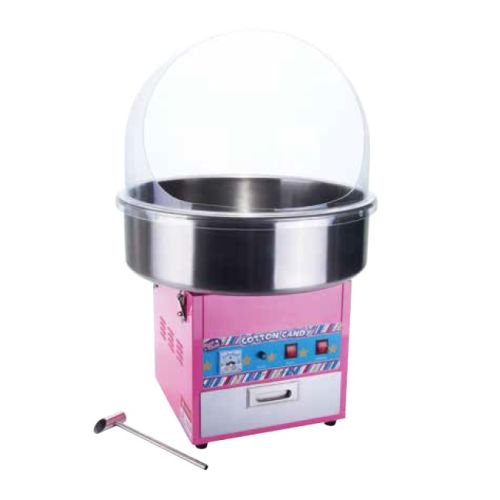 Winco CCM-28, Show Time Electric Cotton Candy Machine with 20.5-Inch Stainless Steel Bowl, 1080W