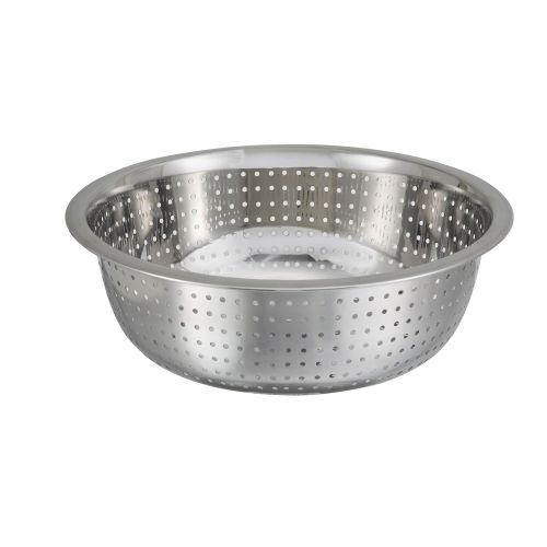 11-Inch Stainless Steel Chinese Colander with 5 mm Holes Winco CCOD-11L 