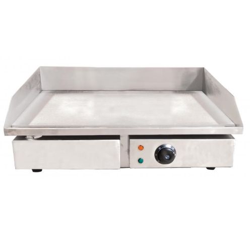 Omcan CE-CN-3000, 22-inch Countertop Stainless Steel Smooth Surface Griddle, 3000W