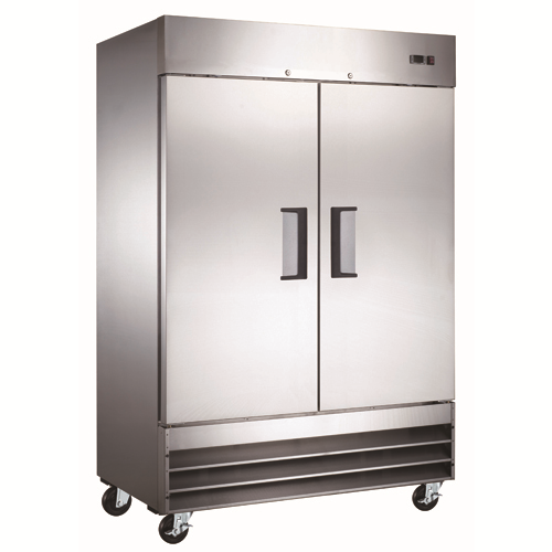 Eurodib CFD-2FF, 54-inch 2 Solid Doors Commercial Reach-In Freezer, 47 Cu. Ft