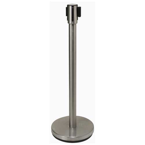 Winco CGS-38S, Stainless Steel Crowd Control System with 6.5-Inch Retractable Belt