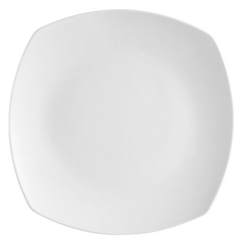 C.A.C. COP-SQ16, 10-Inch Porcelain Coupe Square Plate, DZ