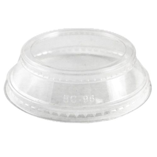 World Centric CPL-CS-12SH, PLA Lids for 9-24 Oz Cold Cups, Portion Holders for CP-CS-2SF & CP-CS-4S, 1000/CS