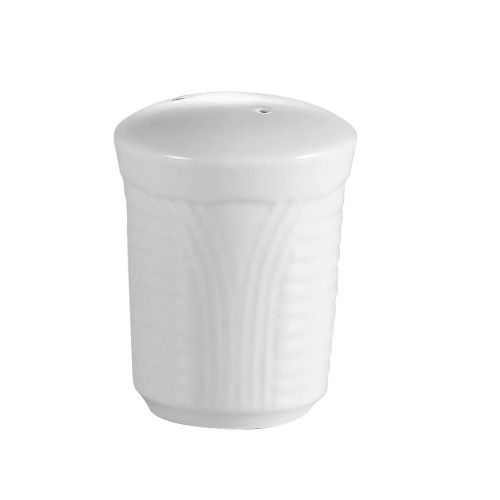 C.A.C. CRO-PS, 2.5-Inch Super White Porcelain Pepper Shaker, 4 DZ/CS