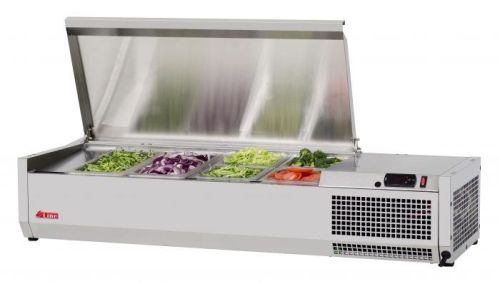 Turbo Air CTST-1200-13-N, 47-inch Counter Top Salad Table Refrigerator, Pan 1/6, 1/3