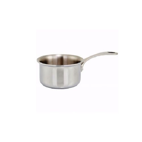 Winco DCSP-3S, 3.5-Inch Tri-Ply Mini Sauce Pan, Stainless Steel, 11 Oz