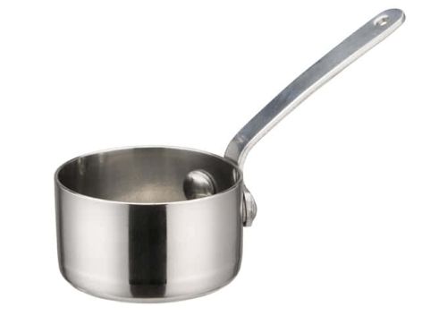 Winco DCWA-101S, 2-Inch Dia Stainless Steel Mini Sauce Pan with Long Handle