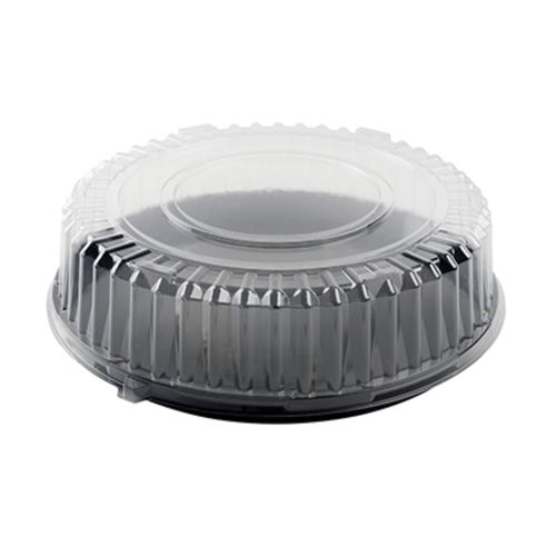 Fineline Settings DD14.L, 14-inch Platter Pleasers PETE Dome Lid with Nesting Ring, 50/CS