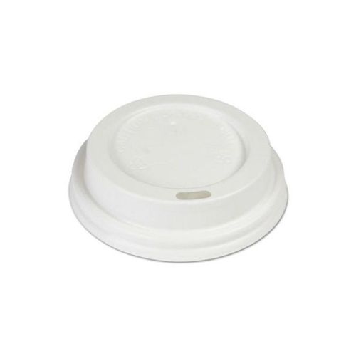SafePro DDL8W, White Dome Lid for 8 Oz Hot Cups, 1000/CS