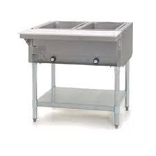 Eagle Group DHT2-120, 33 inch Electric Steam Table, Open Well 2 Compartments