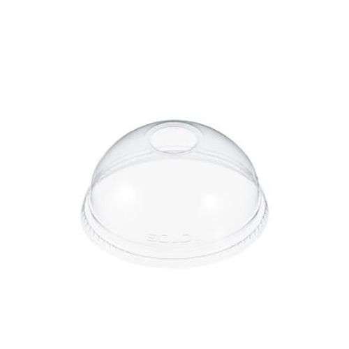 Dart DLR626 Clear PET Dome Lid with 1-Inch Hole, 1000/CS