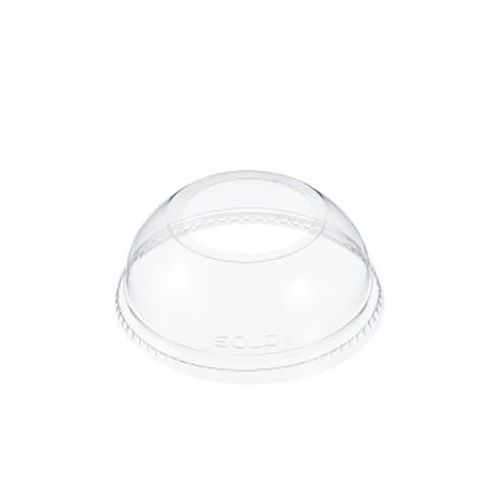 Dart DLW626 Clear PET Dome Lid with 1.9-Inch Hole, 1000/CS