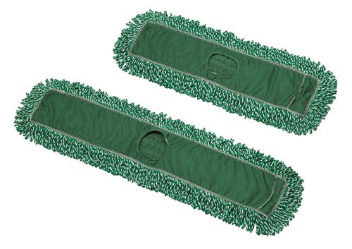 Winco DMM-36H, 36x5-inch Premium Green Dust Mop Refill, Microfiber Blend,  EA | McDonald Paper & Restaurant Supplies