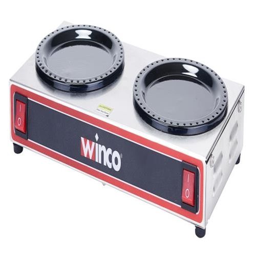 Winco ECW-2, 2-Burner 200-Watt Electric Coffee Warmer