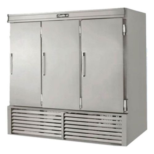 Leader ESLR79, 79-Inch 3 Solid Door Stainless Steel Reach-In Refrigerator