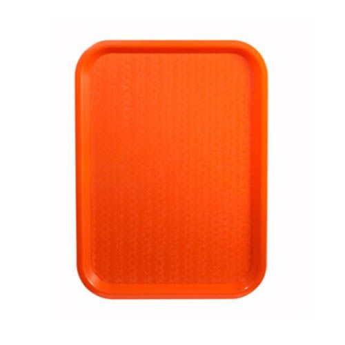 Winco FFT-1418O, 14x18-Inch Orange Plastic Fast Food Tray