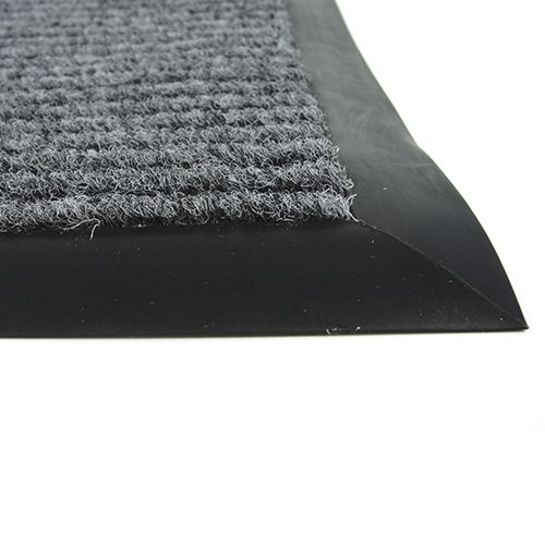 Winco FMC-46C, 48x72-Inch Vinyl Needle Ribbed Carpet Entrance Floor Mat, Charcoal