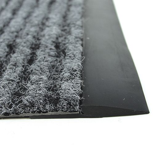Winco FMC-46C, 48x72-Inch Vinyl Needle Ribbed Carpet Entrance Floor Mat, Charcoal