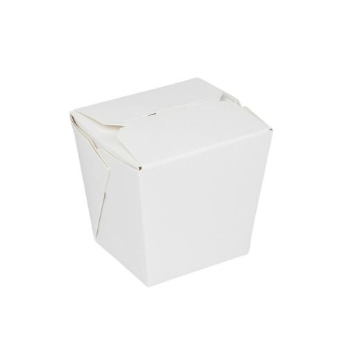 Karat FP8, 8 Oz Take-out Foldpack Plastic-Coated Paper Containers w/Metal Handle, 1000/CS