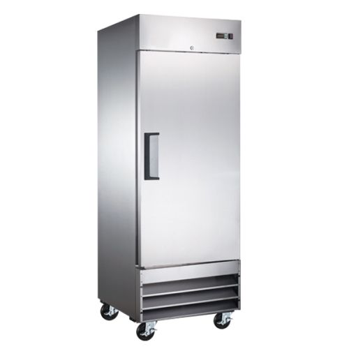 Omcan FR-CN-0737-HC, 29-inch 1 Solid Door Stainless Steel Reach-In Freezer, 23 Cu.Ft
