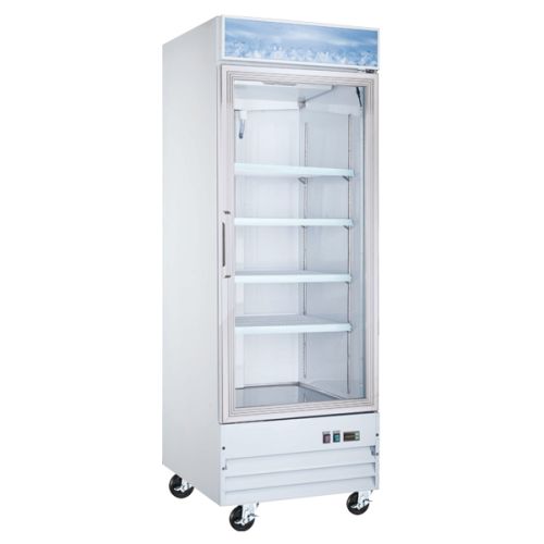 Omcan FR-CN-0790-HC, 31-inch 1 Swing Glass Door Reach-In Freezer, 23 Cu.Ft