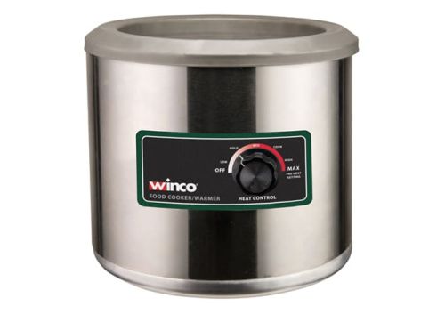 Winco FW-7R500 7-Quart Electric Round Food Cooker/Warmer, EA