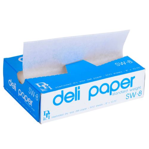 Durable Inc GC8BIO, 8x10.75-Inch Natural Dry Wax Deli Paper, 12x500-Piece Pack