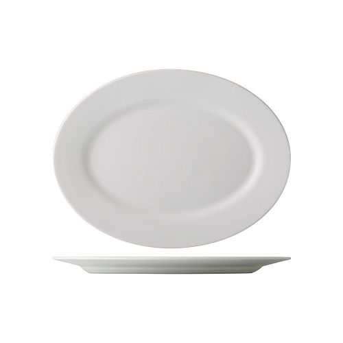 C.A.C. GDC-14, 12.75-Inch Porcelain Oval Platter, DZ
