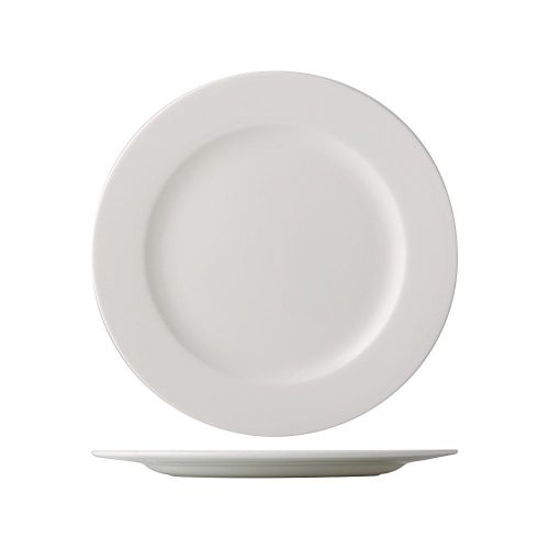 C.A.C. GDC-8, 9-Inch White Porcelain Dinner Plate, 2 DZ/CS
