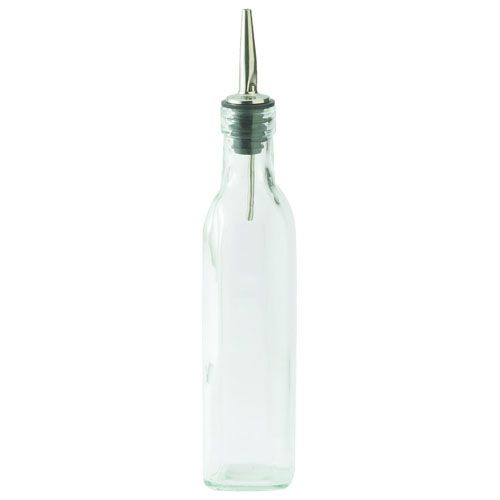 Winco GOB-8, 8-Ounce Glass Oil or Vinegar Cruet with Pourer