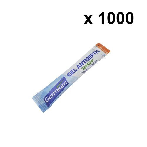 Germium GRS3000 3-Gram Single Use Stick, 70% Isopropyl Alcohol, 1000 Sticks/Pack