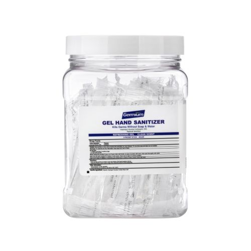 Germium GRS540-X 5-Gram Gel Hand Sanitizer Packets, 70% Isopropyl Alcohol, 40/JAR