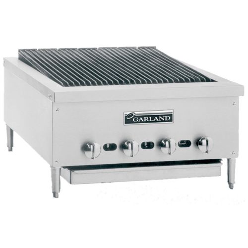 Garland GTBG48-NR48, 48-Inch Wide Heavy-Duty Gas Counter Charbroiler with Non-Adjustable Grates, NSF, AGA, CGA