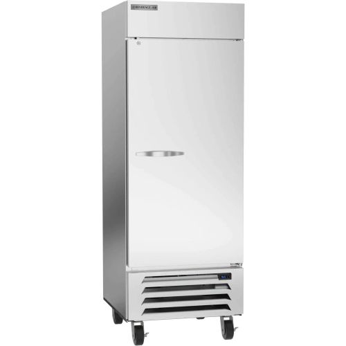 Beverage Air HBR27HC-1, 30-Inch 25.88 cu. ft. Bottom Mounted 1 Section Solid Door Reach-In Refrigerator